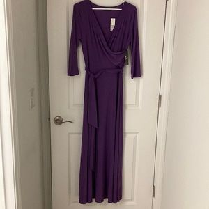 NY&C Plum maxi dress